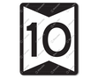 Advisory speed sign RS 282 DOR KL3. Text as specified. Advisory speed sign RS 282 DOR KL3. Text as specified.