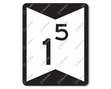 Advisory speed sign RS 282 DOR KL3. Text as specified. Advisory speed sign RS 282 DOR KL3. Text as specified.