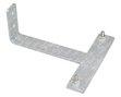 Angle bracket for turnout number sign on concrete floor incl. fasteners for turnout number sign Angle bracket for turnout number sign on concrete floor incl. fasteners for turnout number sign