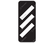 Reflector plate 3 diagonal stripes rectangular RS 251b DOR KL3 Reflector plate 3 diagonal stripes rectangular RS 251b DOR KL3