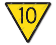Speed reduction sign RS 313 DOR KL3. Text as specified. (2) Speed reduction sign RS 313 DOR KL3. Text as specified. (2)