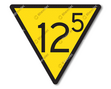 Speed reduction sign RS 313 DOR KL3. Text as specified. (2) Speed reduction sign RS 313 DOR KL3. Text as specified. (2)