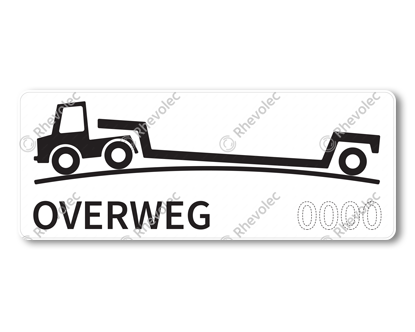 Low-loader sign DOR OB617 US20 KL3 Low-loader sign DOR OB617 US20 KL3
