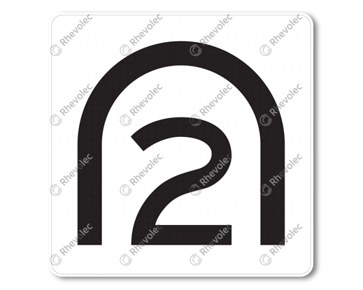 Entry speed sign RS 281 DOR KL3. Text as specified. Entry speed sign RS 281 DOR KL3. Text as specified.