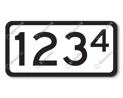 Supplementary sign RS 226a DOR. Text as specified. Supplementary sign RS 226a DOR. Text as specified.