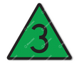 Line speed sign RS 316 DOR KL3. Text as specified. (2)