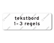 Supplementary sign RS300 DOR KL3