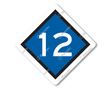 Train length sign RS 304a DOR KL3 Format A without text