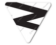 Triangular zig-zag sign DOR KL3