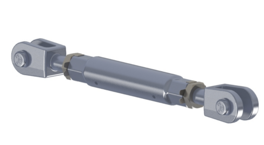Spanwartel vorm C, gaffel-gaffel