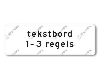 Supplementary sign RS300 DOR KL3